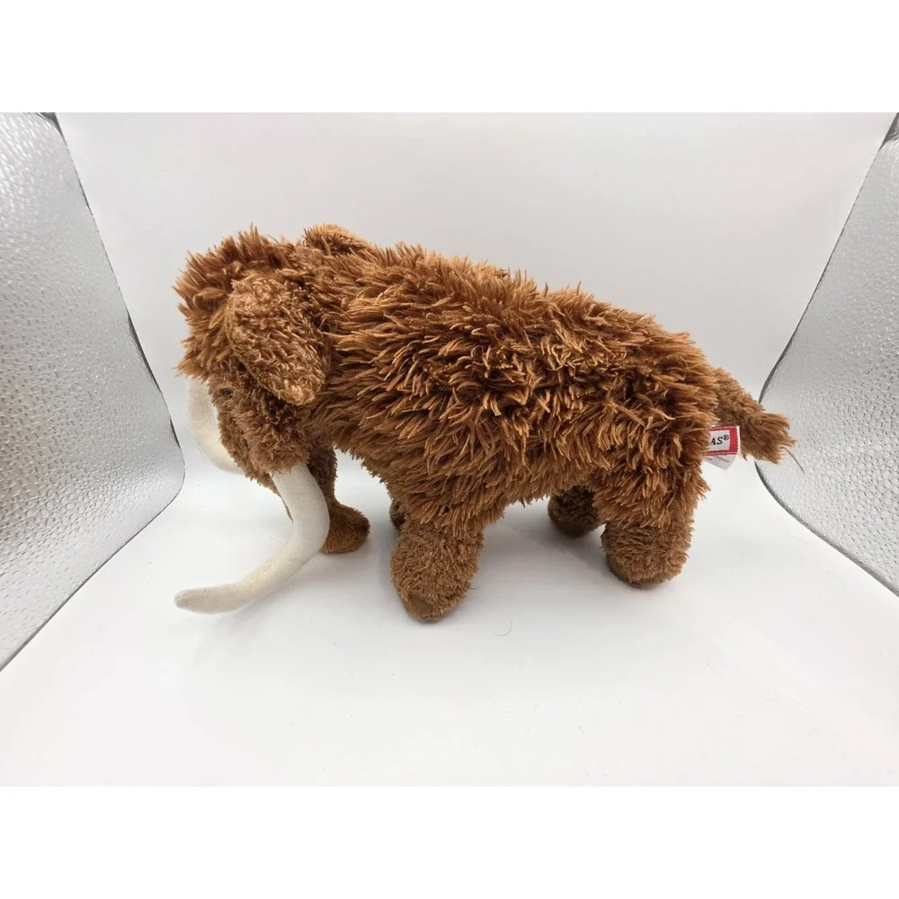 Douglas Plush Brown Furry Woolly Mammoth The Cuddle Toy Prehistoric CLEAN